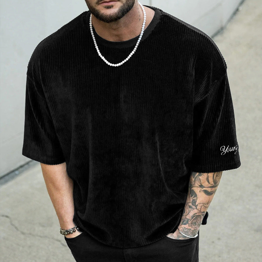 Oversize premium men Loose Short Sleeve