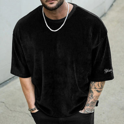 Oversize premium men Loose Short Sleeve
