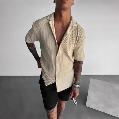 Men’s Lightweight Open-Front Shirt