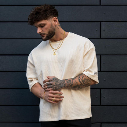 Oversize premium men Loose Short Sleeve