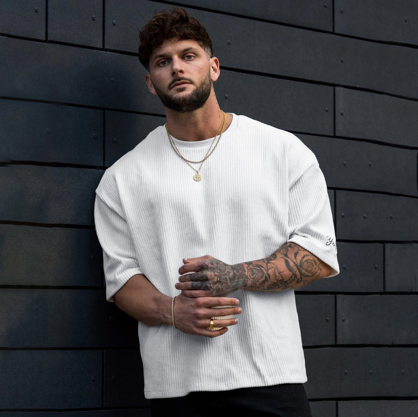Oversize premium men Loose Short Sleeve