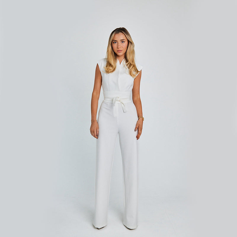 Elegant Sleeveless Wide-Leg Dress | Summer Edition