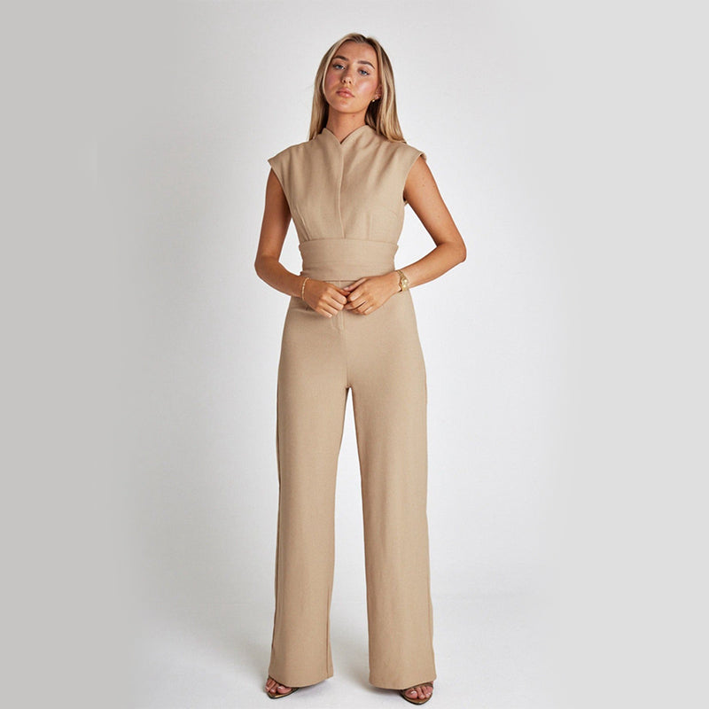 Elegant Sleeveless Wide-Leg Dress | Summer Edition