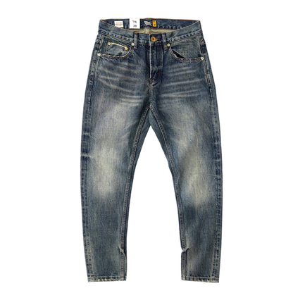 Men’s Heavy Loose Straight Tapered Jeans
