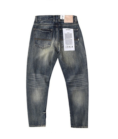 Men’s Heavy Loose Straight Tapered Jeans
