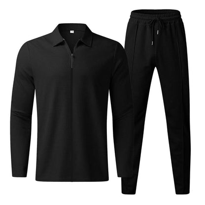 Men’s Zip-Up Premium Tracksuit Set | Long Sleeve
