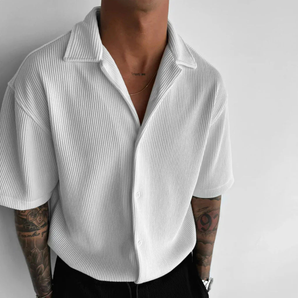 Men’s Lightweight Open-Front Shirt