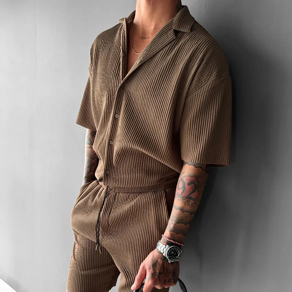 Men’s Lightweight Open-Front Shirt