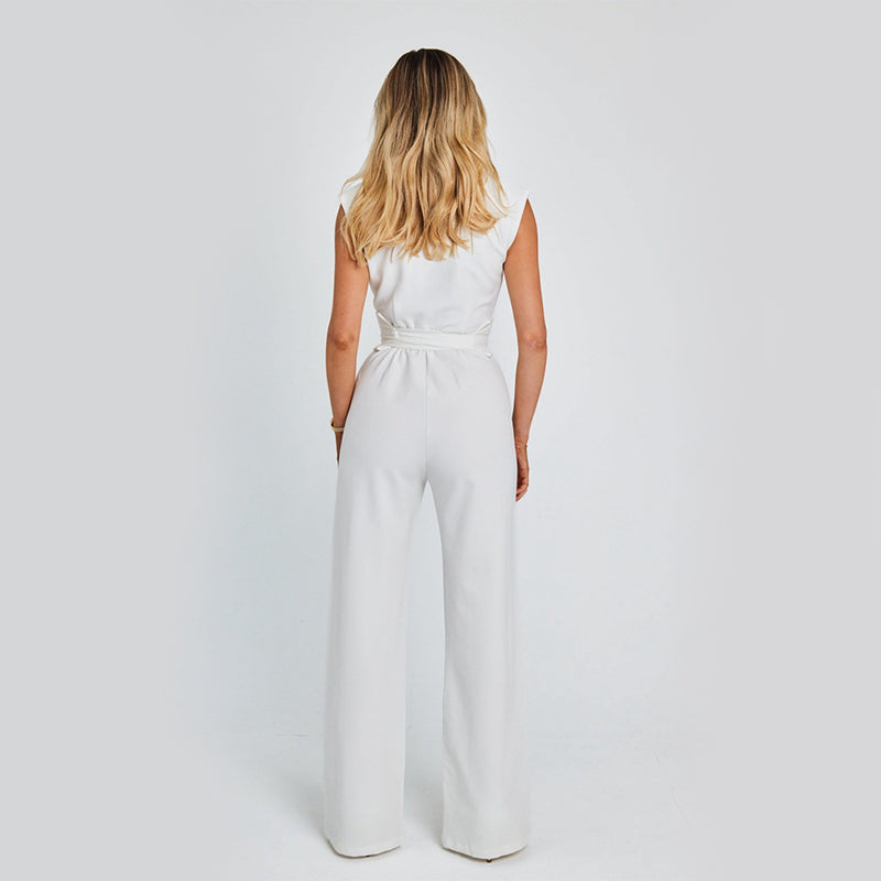 Elegant Sleeveless Wide-Leg Dress | Summer Edition
