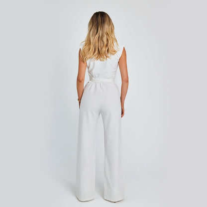 Elegant Sleeveless Wide-Leg Dress | Summer Edition